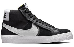 Кроссовки Nike Sb Zoom Blazer Mid Premium Plus Black White dr9144-001