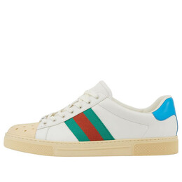 Кроссовки ace leather 'white' Gucci, белый 795784-aadqs-9073 | white