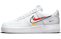 Кроссовки Nike Air Force 1 Low Multi Swoosh, белые dm9096-100