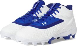Кроссовки Under Armour Leadoff Mid 3.0 Baseball Cleat, цвет Royal/White/Royal 9955179 | royal/white/royal