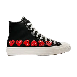 Кроссовки Converse Comme des Garçons PLAY x Chuck 70 High 'Multi Heart - Black', черный az k127 051 1 | black