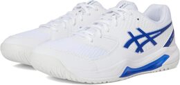 Кроссовки Asics Gel-Dedicate 8, цвет White/Dark Cobalt 9956422 | white/dark cobalt