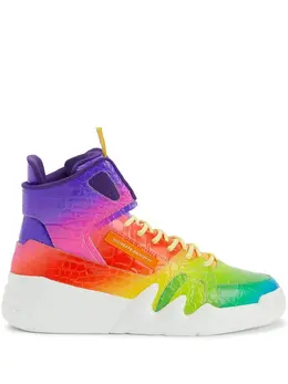 Высокие кроссовки Giuseppe Zanotti, желтый 19207114 | желтый