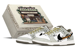 Nike Износостойкие дышащие низкие кроссовки для скейтбординга Dunk, мужские, черные, серые, белые hf5441-111(teama-机械) | black gray white