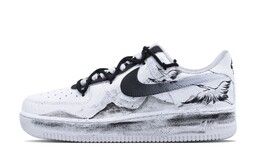 Кроссовки Air Force 1 для скейтбординга мужские низкие черный белый Nike cw2288-111(team147-飞鹤) | white