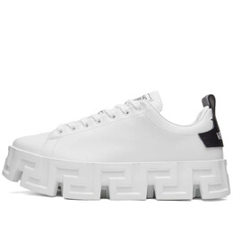 Кроссовки Versace Chunky Greek Sole, белый (Размер 40 RU) 1003134-1a02500-2w790 | white & black