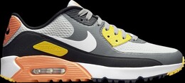 Кроссовки Nike Air Max 90 Golf, серый, черный, оранжевый (Размер 40 RU) cdek_stock