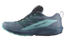 Sense Ride 5 Кроссовки для походов и треккинга мужские с низким верхом, зеленый Salomon 471474 | green