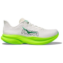 Mach 6 - кроссовки для бега Hoka, мультиколор 023-1600 | white / neon lime