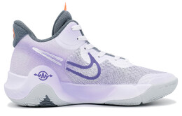 Баскетбольные кроссовки KD Trey 5 IX унисекс среднего размера белые Nike cw3402-011（team313-淡紫悠漾） | light purple drifting
