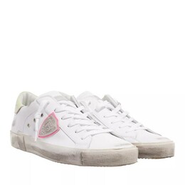 Кроссовки prsx low woman veau croco pop blanc Philippe Model, белый a0244748 | weiß