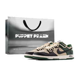 Nike Dunk Противоскользящие Износостойкие Низкие Кроссовки для Скейтбординга Унисекс Коричневый Черный Зеленый fb7160-231（team178-乌鸦s-box） | brown black green