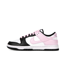 Nike Dunk Противоскользящие Износостойкие Низкие Кроссовки для Скейтбординга Женские Черные Розовые dd1503-101(team186-粉红印记) | black pink