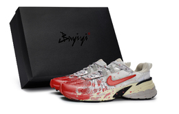 Nike V2K Run Амортизирующие противоскользящие кроссовки низкие женские серебристый красный fd0736-100(team80-v2k案发现场sbox) | silver red