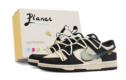 Nike Dunk Противоскользящие и износостойкие легкие низкие кроссовки унисекс черный бежевый белый dd1391-100(team379-墨川sbox) | black beige white