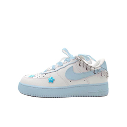 Nike Air Force 1 Антискользящие Износостойкие Низкие Кроссовки Для Скейтбординга Унисекс Небесно-Голубой cw2288-111(team603-蓝调忧郁） | sky blue
