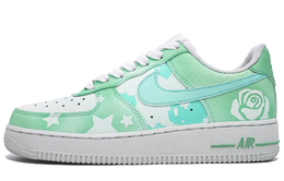 Nike Air Force 1 Антискользящие Износостойкие Низкие Кроссовки для Скейтбординга Унисекс Китайский Розовый Зеленый cw2288-111(team400-怦然心动男女款青简) | china pink green
