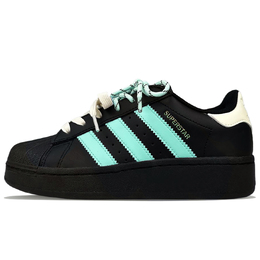 Adidas Унисекс Зеленые Антискользящие Износостойкие Низкие Кроссовки для Скейтбординга Синий Черный ig9777(team40-薄荷奶绿) | blue black