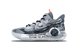 Nike KD Trey 5 IX Противоскользящие износостойкие баскетбольные кроссовки мид Unisex Black cw3402-011(team60-滩涂) | black