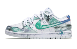 Nike Dunk Anti Slip Износостойкие Низкие Кроссовки для Скейтбординга Унисекс Белый Зеленый hf0730-160（team215-银河慢递 ） | white green