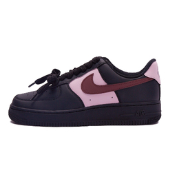 Nike Air Force 1 Антискользящие Износостойкие Низкие Кроссовки для Скейтбординга Женские Черные Розовые dd8959-001(team15-黑莓甜心) | black pink