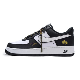 Nike Air Force 1 Black Myth Wukong противоскользящие износостойкие низкие скейтбордские кроссовки унисекс черное золото, цвет Black Gold dv0788-001(team448-黑神话悟空) | black gold