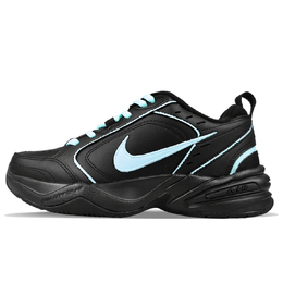 Nike Air Monarch 4 Противоскользящие Низкие Массивные Кроссовки Унисекс Черные 415445-001(team40-蔚蓝玩家) | black