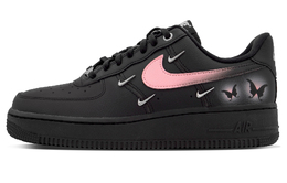 Nike Air Force 1 Антискользящие Износостойкие Низкие Кроссовки для Скейтбординга Женские Черные Розовые hq1180-001(team84-蝶影记忆) | black pink