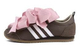 VS JOG 2.0 Противоскользящие износостойкие низкие повседневные кроссовки Unisex Brown Adidas jq8539（team238-少女织梦） | brown