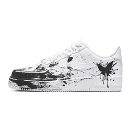 Nike Air Force 1 Противоскользящие Износостойкие Низкие Кроссовки для Скейтбординга Унисекс Черный Белый cw2288-111（team587-玉腰奴d） | black
