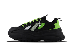 OZGAIA Антискользящие износостойкие низкие кеды женские черные зеленые Adidas ig6045(team129-荧光绿) | black green