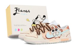 Nike Dunk Skateboard Женские Низкие Кроссовки Бежевый Розовый dd1503-103(team379-豆泥麻薯sbox) | beige pink