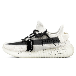 Yeezy Boost 350 V2 Износостойкие низкие повседневные кроссовки Unisex White Black Adidas hq6316(team373-湮灭无闻) | white black