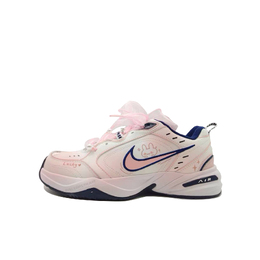 Nike Air Monarch 4 Противоскользящие Износостойкие Низкие Массивные Кроссовки Унисекс Белый Розовый 415445-102（team603-幸运乖乖兔藕粉色）） | white pink