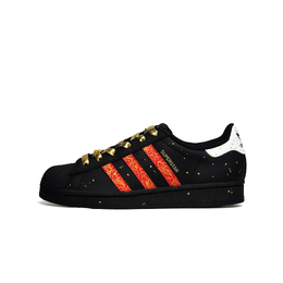 SUPERSTAR Противоскользящие Кроссовки Низкие Унисекс Черные Красные Adidas eg4959（team531-金点旺旺） | black red