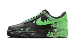 Nike Air Force 1 Противоскользящие и износостойкие низкие скейтбордские кроссовки Unisex Неоново-зеленые cw2288-001（team443-樱落-绿） | neon green