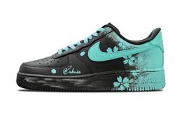 Nike Air Force 1 Противоскользящие и износостойкие низкие кроссовки для скейтбординга Унисекс Тиффани Голубой, Озерная Лазурь cw2288-001（team443-樱落-蓝） | lake blue