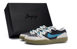 Nike SB Force 58 Кроссовки для скейтбординга Унисекс Низкие Голубой Озерный Серый Черный Голубой Озерный cz2959-100(team80-水木明瑟湖蓝s-box) | gray black lake blue