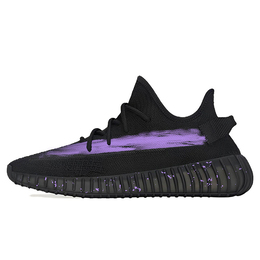 Yeezy Boost 350 V2 Дышащие Влагопоглощающие Низкие Повседневные Кроссовки Unisex Черный Фиолетовый Adidas hq4540(team372-黑武士紫) | black purple
