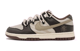 Nike Dunk противоскользящие износостойкие низкие кроссовки для скейтбординга женские бежево-коричневые dd1503-124(team191-金乌) | brown