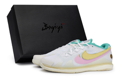 Nike Air Zoom Vapor Pro Кроссовки теннисные унисекс низкие Розовый/Желтый Белый Розовый Желтый hm3705-141(team80-男女云澈黄sbox) | white pink yellow