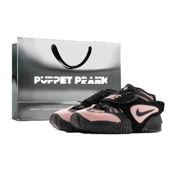 Nike Air Adjust Force Противоскользящие Износостойкие Высокие Винтажные Баскетбольные Кроссовки Унисекс Черный Розовый dz1844-001（team178-糖尾小猫s-box） | black pink