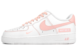 Nike Air Force 1 Антискользящие и износостойкие легкие низкие кроссовки для скейтбординга унисекс бело-розовые, бело-розовая коробка 315122-111(team18-线条白粉) | white pink box