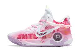 Nike KD Trey 5 IX Антискользящие Износостойкие Высокие Винтажные Баскетбольные Кроссовки Унисекс Светло-Розовый dj6922-100（team454-粉色精灵） | pink