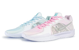 Nike Sabrina 2 Противоскользящие и износостойкие Быстросохнущие Сверхлегкие Низкие Баскетбольные Кроссовки Унисекс Белый Синий Розовый fz1517-101（team258-棉花糖） | white blue pink