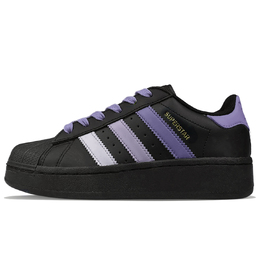 SUPERSTAR XLG Износостойкие Лоу-топ Кроссовки для Скейтбординга Унисекс Черный Фиолетовый Adidas ig9777(team373-芋泥紫渐变) | black purple
