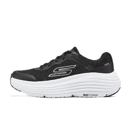 Женские черные кроссовки Skechers Low Top 129470-bkw | black