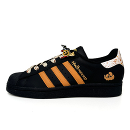 SUPERSTAR Противоскользящие Кроссовки Низкие Unisex Черные Оранжевые Adidas eg4959（team531-南瓜派对） | black orange