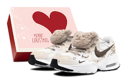 Nike Air Max Fusion противоскользящие износостойкие низкие повседневные кроссовки для бега женские белый коричневый cj1671-100(team88-榛子小熊s-box) | white brown
