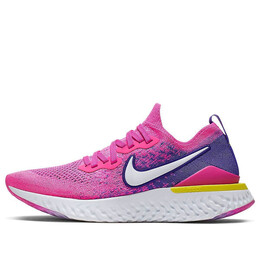Кроссовки epic react flyknit 2 Nike, розовый ck0821-600 | pink/purple